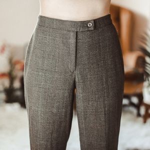 SOLD - Plaid Vintage Style Trousers